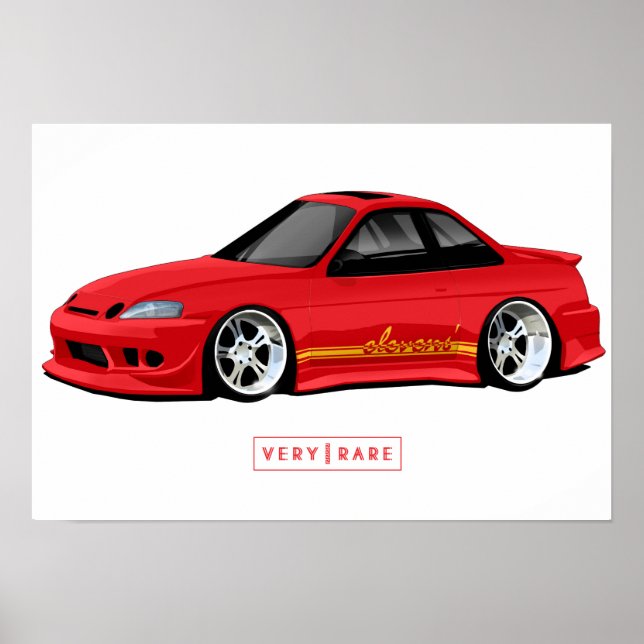 Elevens' Paint & Fiber Lexus SC300 Poster (Front)