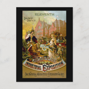 Eleventh Cincinnati Industrial Exposition Postcard