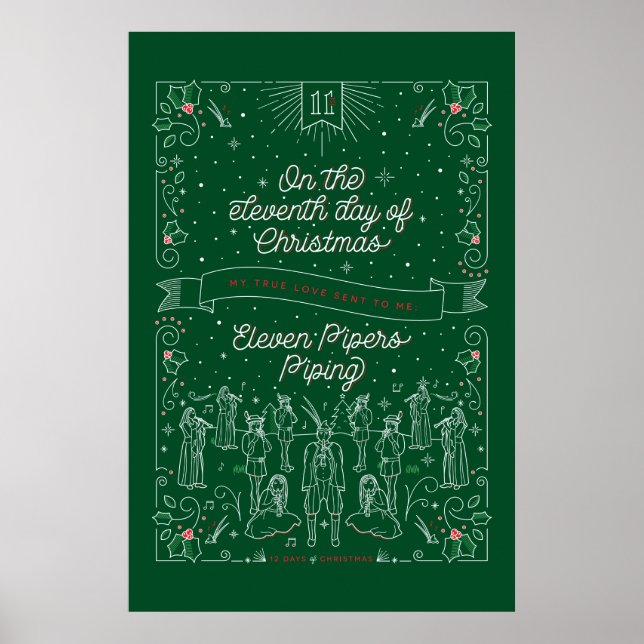 Eleventh Day of Christmas Poster 24x36 (Front)