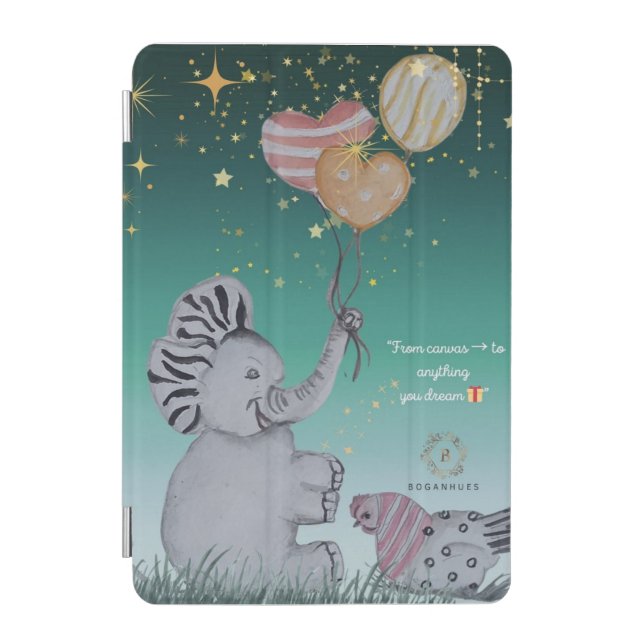 "Eleze Elephant & Polka Hen" Dreamy Notebook cover (Front)