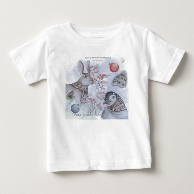 "Eleze & Friends Wonderland" Boganhues  Baby T-Shirt (Front)