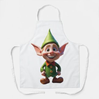 ELF All-Over Print Apron, Medium Apron