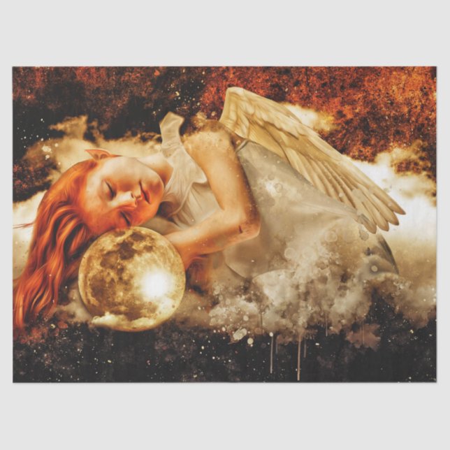 elf angel tissue paper (Front)