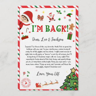 elf arrival letter - elf welcome letter  invitation