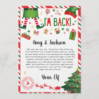 elf arrival letter - elf welcome letter invitation