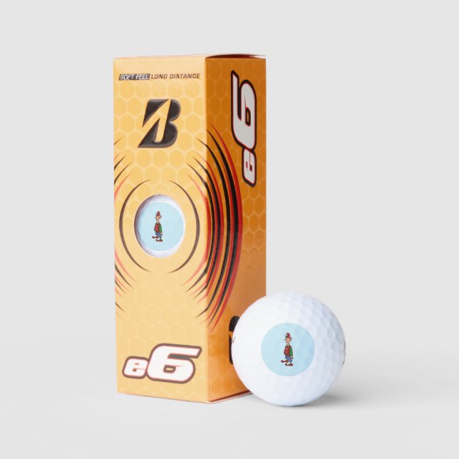Elf At Attention Bridgestone e6 golf balls 3 pk (Packaging)