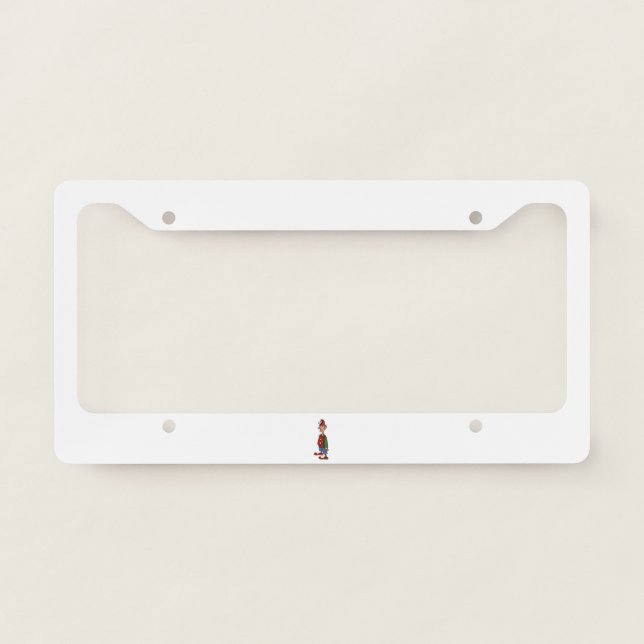 Elf At Attention car license plate frame a (Front)