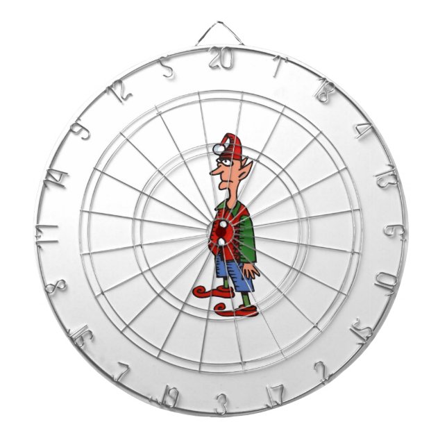 Elf At Attention dartboard (Front)