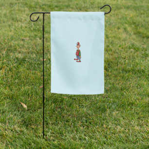 Elf At Attention garden flag
