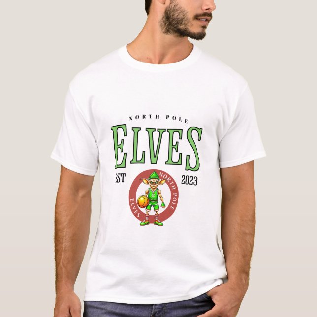 Elf Basketball T-Shirt (Front)