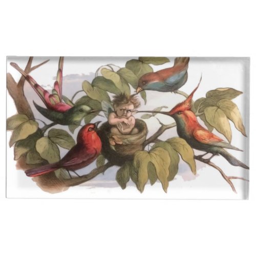 Elf Bird Sprite Pixie Brownie Fairy Tale Place Card Holder