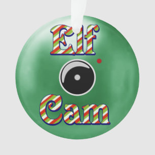 Elf Cam Christmas Ornament/Elf Camera North Pole Ornament