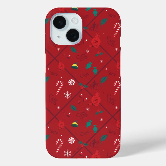 Elf Candy Checker Pattern Case-Mate iPhone Case (Back)