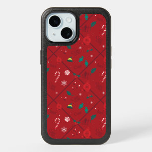 Elf Candy Checker Pattern iPhone 15 Case