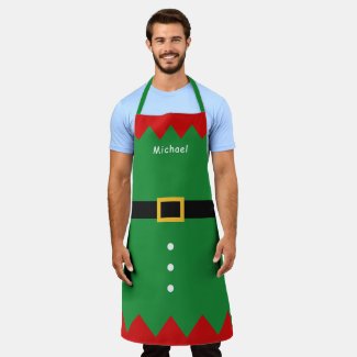 Personalized Christmas Aprons - Let's Personalize That