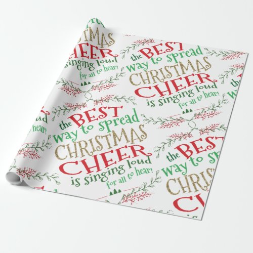 Elf Christmas Wrapping Paper Christmas Cheer