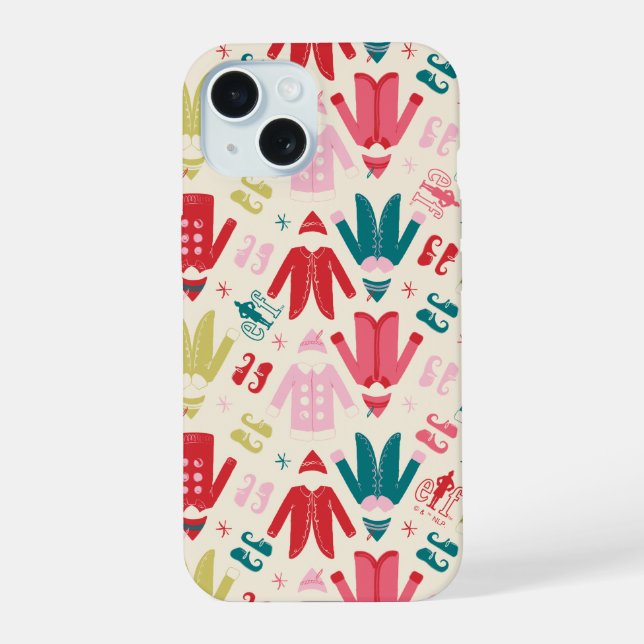 Elf Colorful Coat and Shoes Pattern Iphone Case (Back)