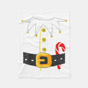 Elf Costume Christmas Holiday Men Women Kids  Fleece Blanket