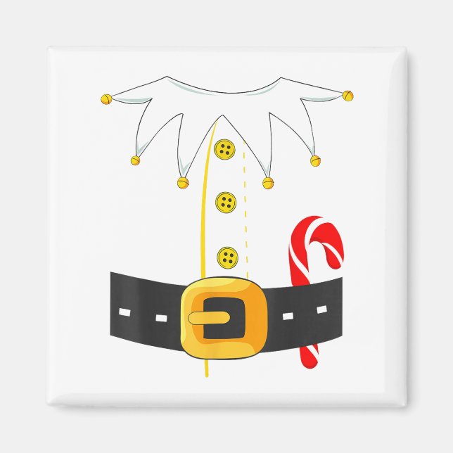 Elf Costume Christmas Holiday Men Women Kids  Magnet (Front)