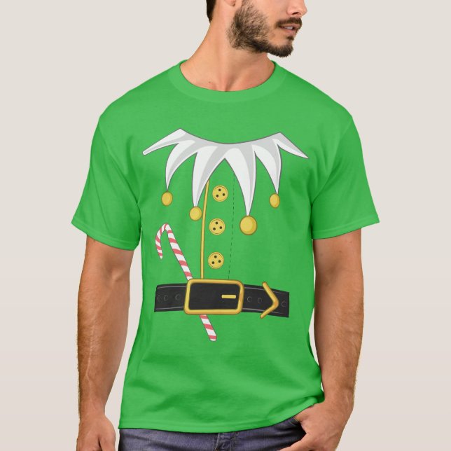elf costume christmas T-Shirt (Front)