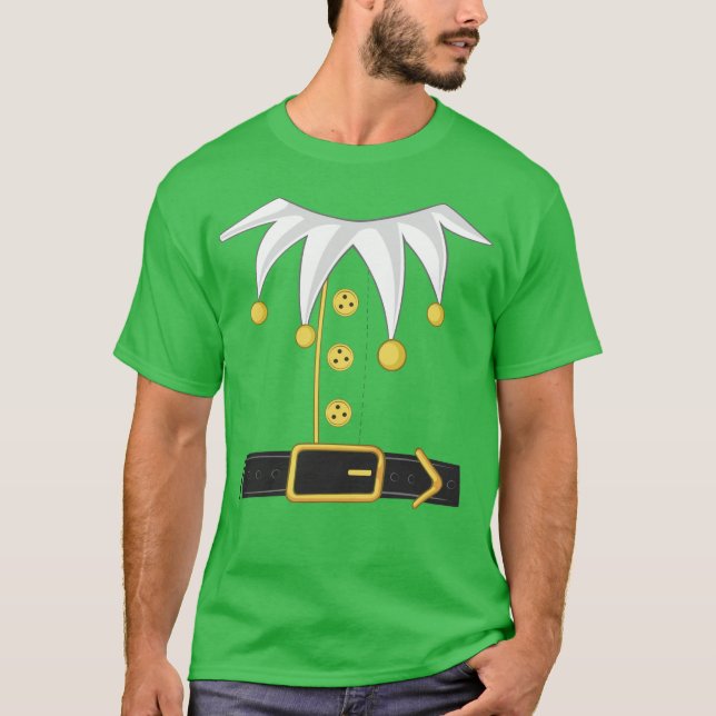 elf costume christmas T-Shirt (Front)
