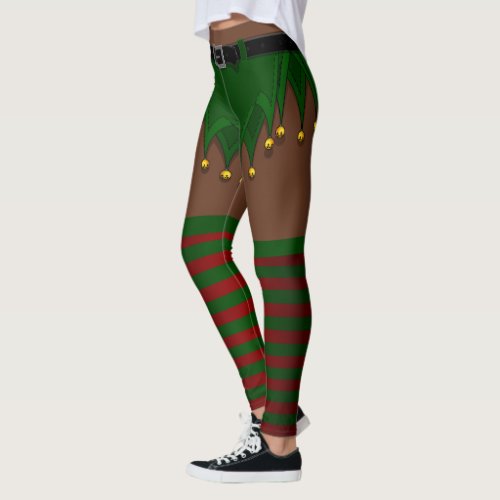 Elf Costume Leggings African Christmas Elf Pants