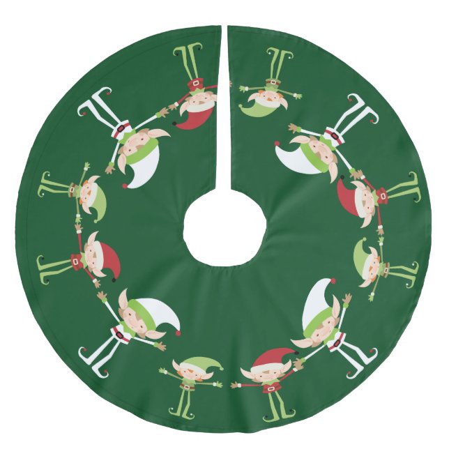 Elf Design - Christmas Tree Skirt (Front)