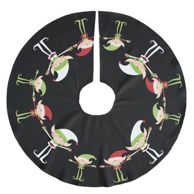 Elf Design - Christmas Tree Skirt (Front)