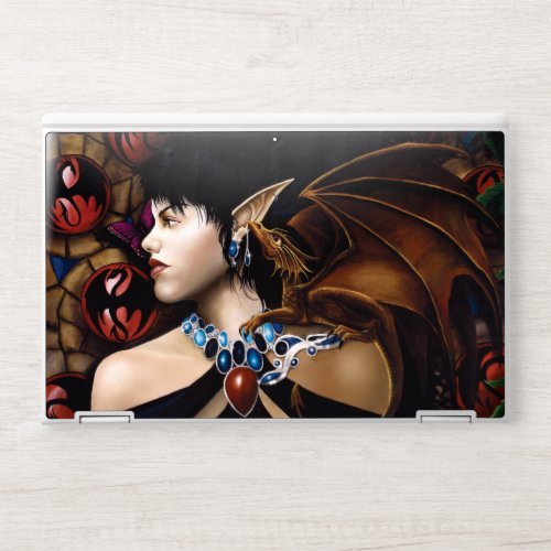 Elf Dragon Butterfly Fantasy HP Laptop Skin