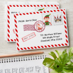 Elf envelope North Pole Santa letter<br><div class="desc">Elf envelope North Pole Santa letter.</div>