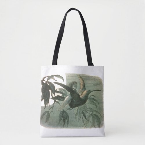 Elf Fairies Elves Moon Night Scene Bird Flying  Tote Bag