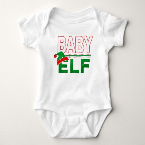 Elf Family  Baby Elf Christmas Holiday TeamElf Baby Bodysuit