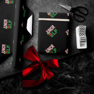 Elf Family   Junior Elf Christmas Holiday #TeamElf Wrapping Paper