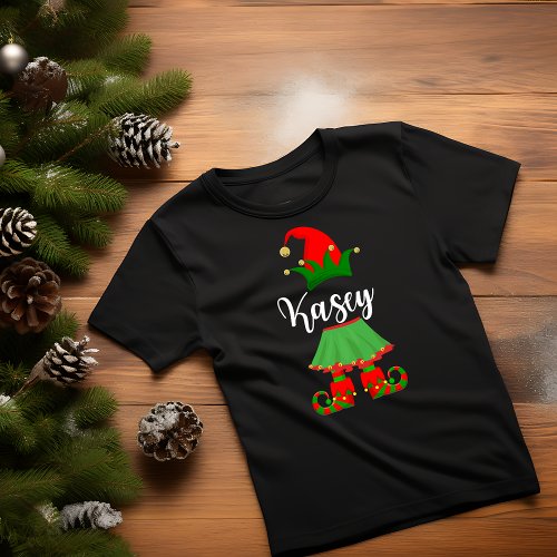 Elf family matching Christmas  T_Shirt