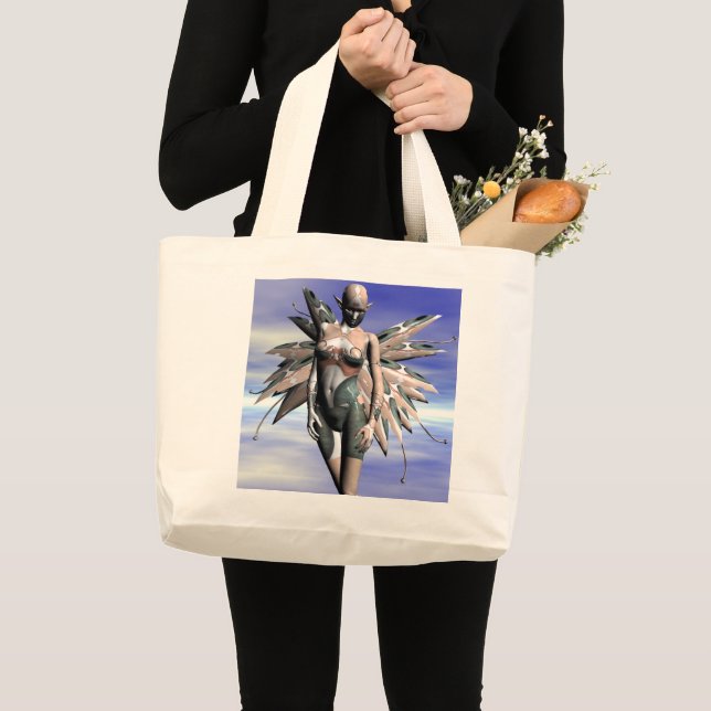 Elf Fantasy Large Tote Bag (Front (Product))