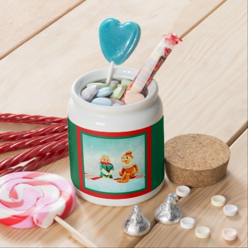 Elf First Date Candy Jar