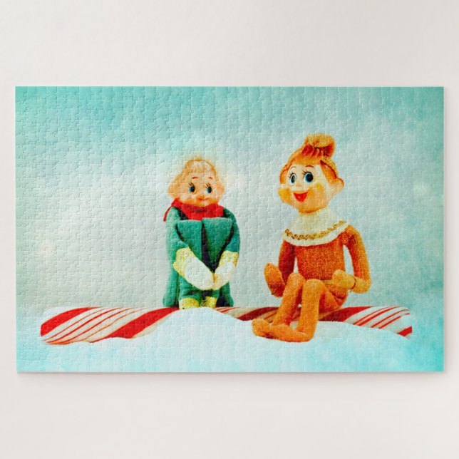 Elf First Date Jigsaw Puzzle (Horizontal)