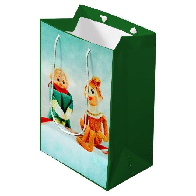 Elf First Date Medium Gift Bag (Front Angled)
