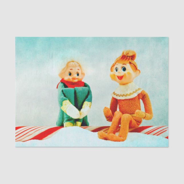 Elf First Date Tissue Paper (Front)