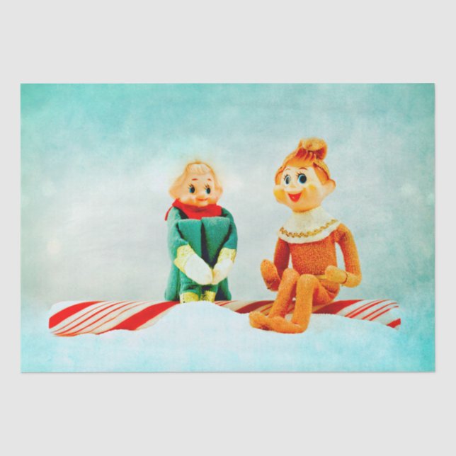 Elf First Date Tissue Paper (Front)