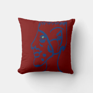 Elf Football Player Throw Pillow