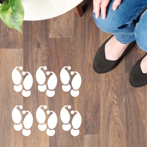 Elf Footprints Christmas Elves Floor Decals