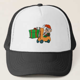 Elf Forklift Trucker Hat