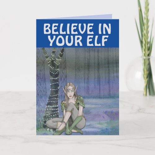 ELF GIRL FANTASY BIRTHDAY CARDS