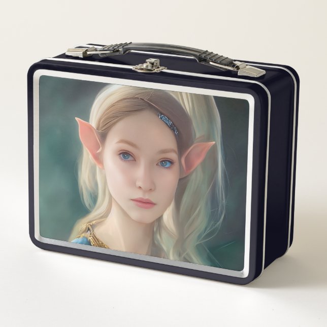 ELF GIRL METAL RETRO LUNCHBOXES (Front)