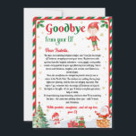 Elf Goodbye Letter Goodbye from Elf Christmas Invitation<br><div class="desc">Elf Goodbye Letter Goodbye from Elf Christmas Invitation
♥ This cute Elf Letter is a perfect addition to your Magical Christmas!</div>