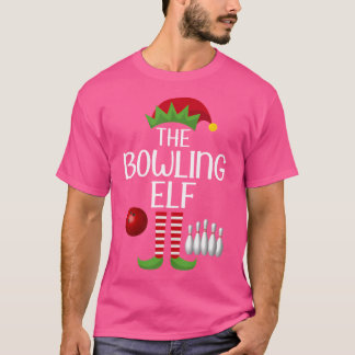 Elf Group Matching Family Christmas The Bowling El T-Shirt