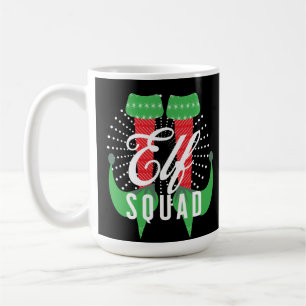 Elf Heels Squad Christmas Holiday    Coffee Mug