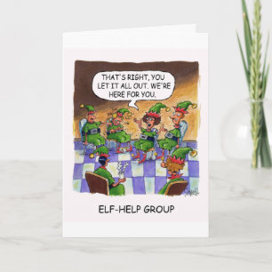 Elf Help Group. Holiday Card