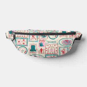 Elf Holiday Icon Pattern Fanny Pack